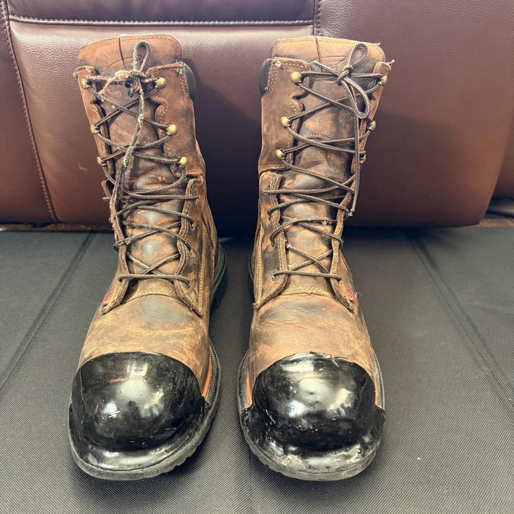 Red Wing 4200 Dynaforce Waterproof Boots Steel Toe Mens Size 11